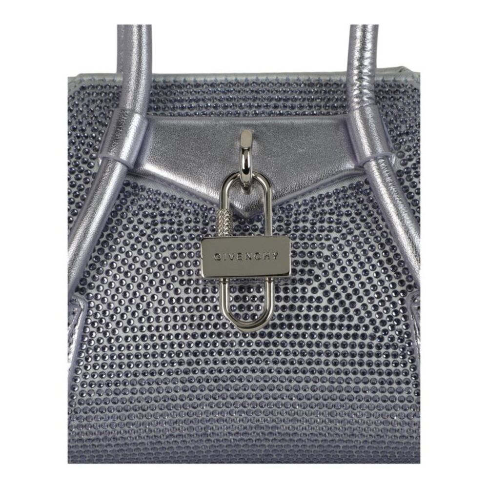 Givenchy Mini Antigona Stretch Top Handle Bag In Satin With Strass Womens - Picture 3 of 7